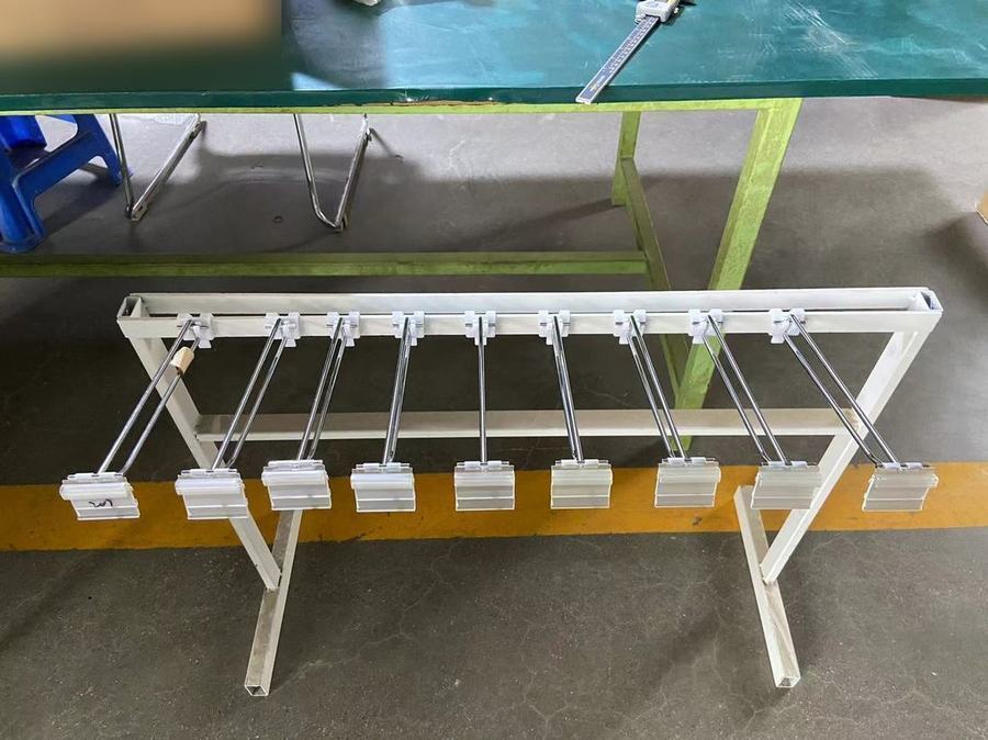 Display hooks and shelf accessory samples